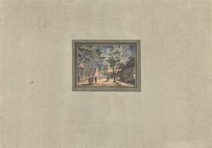 Incendio en Muiderberg, 1746 de Anonymous
