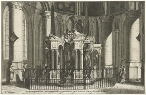 La tumba de Guillermo de Orange, 1623
Tumba del lugar de enterramiento de los Príncipes de Orange (título en el objeto)