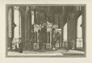 La tumba de Guillermo de Orange, 1623