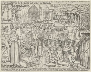 El trono del duque de Alba, 1569 de Anonymous