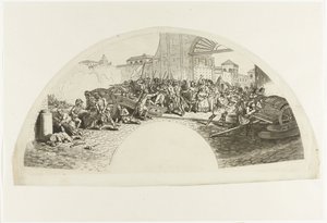 Muerte de los patriotas españoles Luis Daoiz y Pedro Velarde y Santillán mientras defendían Madrid de las tropas francesas en el Parque de Artillería el 2 de mayo de 1808 Día Dos de Mayo de 1808. Y Madrid de Anonymous