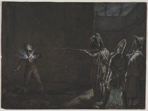 Ejecución del duque de Enghien, 21 de marzo de 1804 de Anonymous