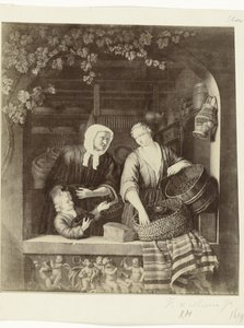 Reproducción fotográfica del cuadro The Grocery de Frans van Mieris II Musée d