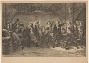 Captura de los Girondinos 1793 (título en el objeto) de Anonymous