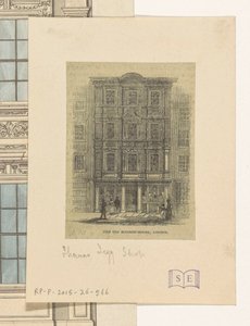 Aguilón de la tienda de Thomas Tegg en Londres
The Old Mansion-House, Londres (título en el objeto)