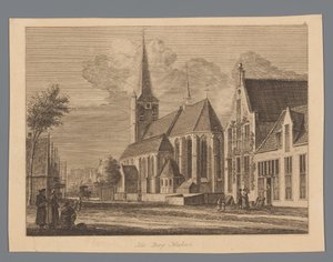 Vista del centro de Nijkerk
El pueblo de Nieukerk (título en el objeto) de Anonymous
