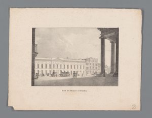 Visión de Bruselas
Hotel des Monnaies en Bruselas (título en el objeto) de Anonymous