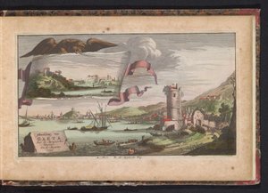 Vista de Gaeta, 1734 Representación de Gaëta, conquistada por los españoles el 6 de agosto de 1734 (título sobre objeto) de Anonymous