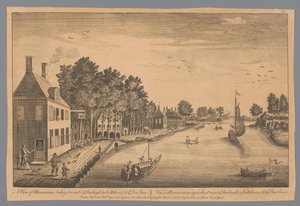 Vista de Maarseveen Una vista de Maarseveen mirando hacia (1) Daelwyk (2) Vechthoven (3) & Den Oever / Vüe de Maarseveen con respecto a vers (1) Daelwyk (2) Vechthoven et (3) Den Oever (título sobre objeto)