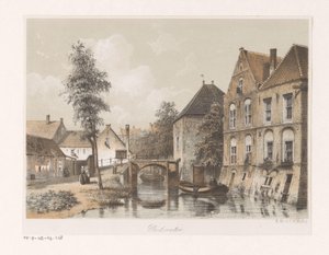 Vista de Oudewater de Anonymous