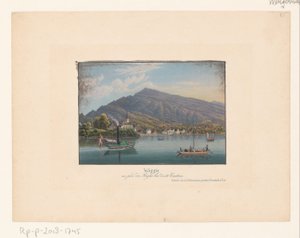 Gezicht op Weggis
Wäggis au pied du Righi, lac des IV cantons (título en el objeto)