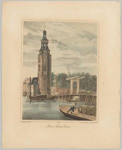 Vista de la Torre Montelbaan en Ámsterdam
Torre de Mont Albans (título en el objeto)
Vistas de las seis torres principales de la ciudad de Ámsterdam. 2º Cahier (título de la serie)
