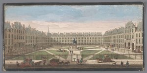 Vista de la Plaza Real de París
Vûë de la Place Royal (título en el objeto) de Anonymous