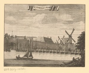 Vista del Weteringpoort en Ámsterdam
Wetrings Poort (título en el objeto)