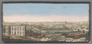 Vista de la ciudad de París vista desde el Observatorio
Vuë générale de la ville de Paris, prise de la hauteur de l