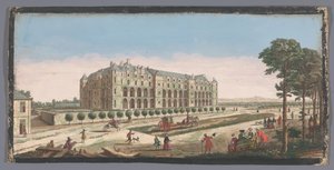 Vista del Castillo de Madrid en París
Vüe du Chateau Royal de Madrid (título en el objeto) de Anonymous