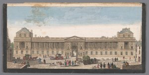 Vista del Palacio del Louvre en París