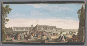 Vista del Palacio de Versalles visto desde el jardín
Vue du Chateau de Versailles (título en el objeto) de Anonymous