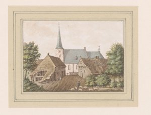 Vista del pueblo de Etten en Brabante Septentrional