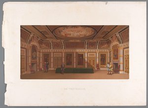 Vista del interior de la Sala Trèves, en Binnenhof
La sala de Trèves (título en el objeto) de Anonymous