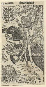 Conde Guillermo I de Holanda Graef Willem (título sobre el objeto)
