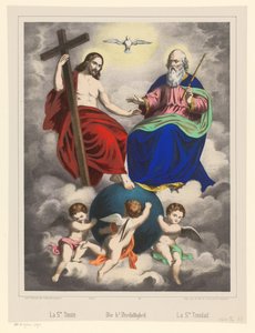 Santa Drie-eenheid
La Ste. Trinite / la H. Trinidad / La Sta. Trinidad (título en el objeto) de Anonymous
