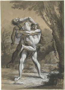 Hércules en Antaeus