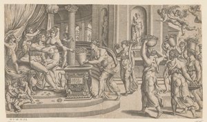 Matrimonio de Vertumnus y Pomona de Anonymous