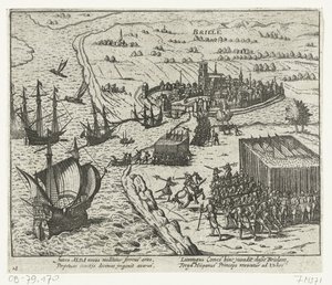 Captura de Den Briel por los mendigos de agua, 1572 de Anonymous