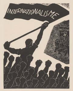 Internacionalismo versus nacionalsocialismo Contra la guerra y el fascismo (título de la serie) de Anonymous