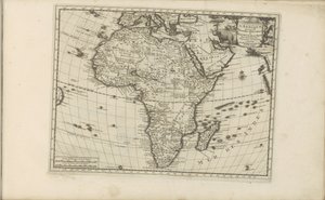 Kaart de África África, según las nuevas observaciones de Messieurs de l