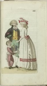 Gabinete de Moda y Gusto 1791, pl. XIII de Anonymous