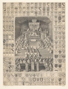 Carlos I abre la sesión del Parlamento, 1628 de Anonymous