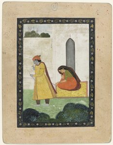 Krishna deja a Radha de Anonymous