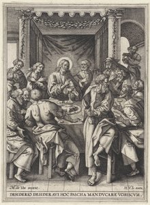 Última cena Escenas de la Pasión de Cristo (título de la serie) de Anonymous
