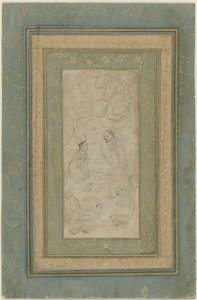 Laila y Majnun en el desierto de Anonymous