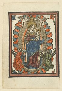 La Virgen en la media luna de Anonymous