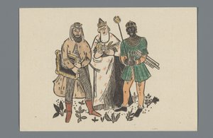 Saludos de año nuevo de la fundición de cartas J. John Söhne de Anonymous