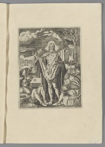 Ascenso de Cristo The Little Pass (título de la serie) Figura de Passio Christi Ab Alberto Durer Nuremberg (título de la serie) de Anonymous