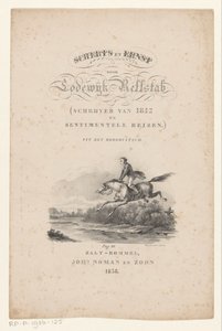 El caballo salta sobre el río
Portada de: Lodewijk Rellstab, Jest and Seriousness, 1838 de Anonymous