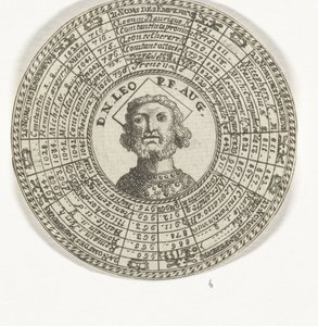 Medalla con el retrato de León III y con los nombres de los emperadores romanos orientales de Anonymous