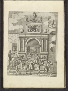 Porta Magna van het Venetiaans Arsenal Scènes uit het Venetiaanse leven (título de la serie) Habiti d