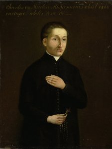 Retrato de Charles van der Meulen, misionero en Curazao de Anonymous