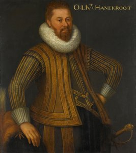 Retrato de Eberhardt Hanekrodt (Evert Hanecrot), capitán de una compañía del regimiento de Ernst Casimir de Nassau