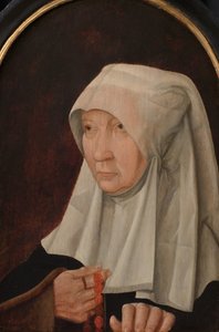 Retrato de Jacomina Claesdr van Ruyven (fallecida en 1509), esposa de Arent Franckensz van der Meer de Anonymous