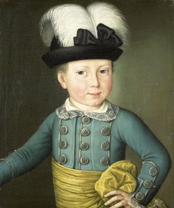 Retrato de Guillermo Federico, Príncipe de Orange-Nassau, más tarde Rey Guillermo I, de niño de Anonymous