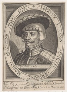 Retrato de Albrecht III Aquiles, príncipe elector de Brandeburgo de Anonymous