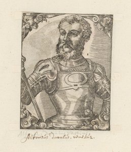 Portret van Alfonso de Avales de Anonymous
