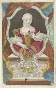 Retrato de Carolina, Princesa de Orange-Nassau de Anonymous