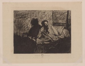 Retrato de Charles Meryon sentado en la cama
Charles Méryon 1858 (título en el objeto) de Anonymous
